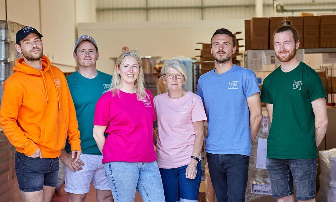 The Single Variety Co. team at their Bristol jam factory